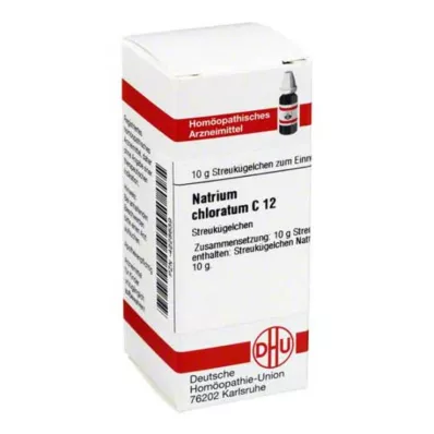 NATRIUM CHLORATUM C 12 bumbiņas, 10 g