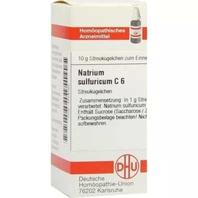 NATRIUM SULFURICUM C 6 lodītes, 10 g