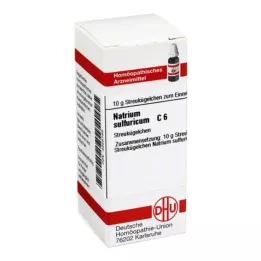 NATRIUM SULFURICUM C 6 lodītes, 10 g