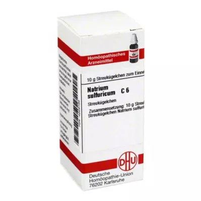 NATRIUM SULFURICUM C 6 lodītes, 10 g