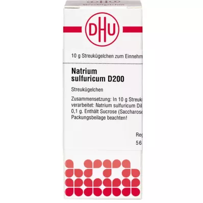NATRIUM SULFURICUM D 200 bumbiņas, 10 g