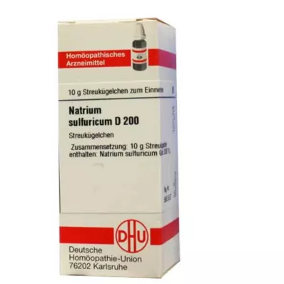 NATRIUM SULFURICUM D 200 bumbiņas, 10 g