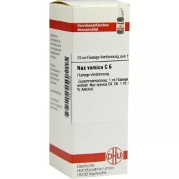 NUX VOMICA C 6 atšķaidījums, 20 ml