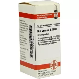 NUX VOMICA C 1000 globuļu, 10 g