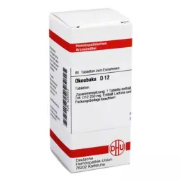 OKOUBAKA D 12 tabletes, 80 kapsulas