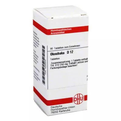 OKOUBAKA D 12 tabletes, 80 kapsulas