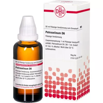 PETROSELINUM D 6 atšķaidījums, 50 ml