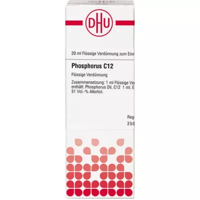 PHOSPHORUS C 12 atšķaidījums, 20 ml