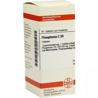 PHOSPHORUS C 30 tabletes, 80 kapsulas