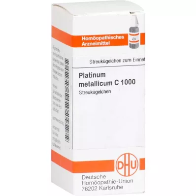 PLATINUM METALLICUM C 1000 globuļu, 10 g PLATINUM METALLICUM C 1000 globuļu, 10 g