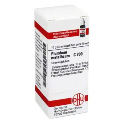 PLUMBUM METALLICUM C 200 bumbiņas, 10 g PLUMBUM METALLICUM C 200 bumbiņas, 10 g