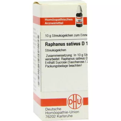 RAPHANUS SATIVUS D 12 bumbiņas, 10 g RAPHANUS SATIVUS D 12 bumbiņas, 10 g