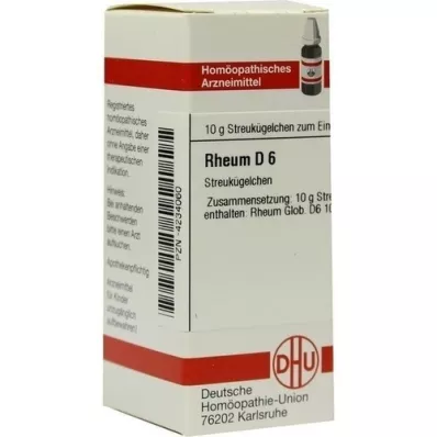 RHEUM D 6 lodītes, 10 g