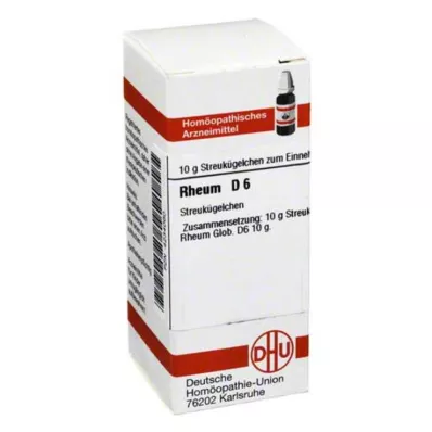 RHEUM D 6 lodītes, 10 g RHEUM D 6 lodītes, 10 g
