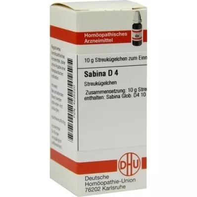 SABINA D 4 globules, 10 g