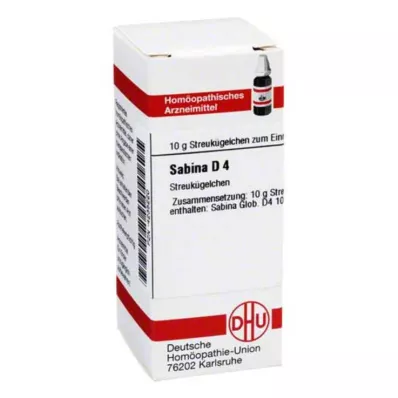 SABINA D 4 globules, 10 g