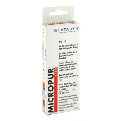 MICROPUR forte MF 1T tabletes, 100 gab MICROPUR forte MF 1T tabletes, 100 gab