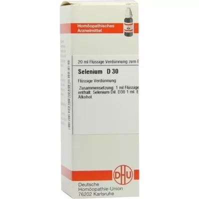 SELENIUM D 30 atšķaidījums, 20 ml