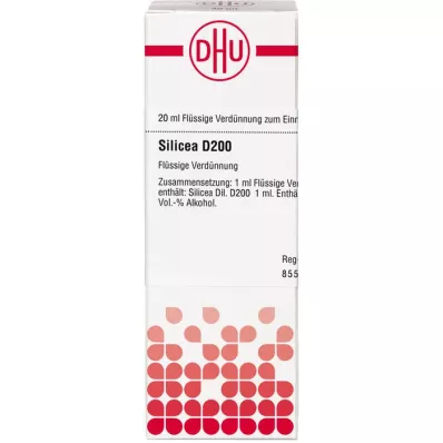 SILICEA D 200 atšķaidījums, 20 ml