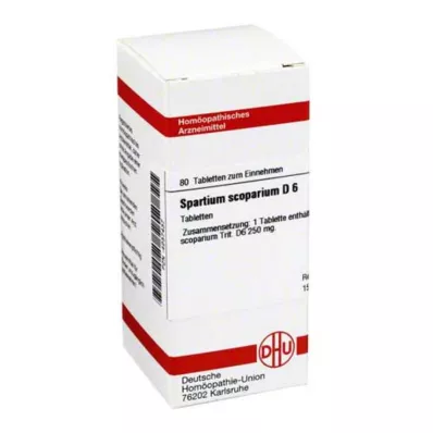 SPARTIUM SCOPARIUM D 6 tabletes, 80 kapsulas SPARTIUM SCOPARIUM D 6 tabletes, 80 kapsulas