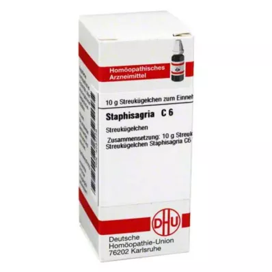 STAPHISAGRIA C 6 lodītes, 10 g STAPHISAGRIA C 6 lodītes, 10 g