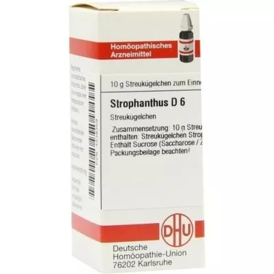 STROPHANTHUS D 6 lodītes, 10 g