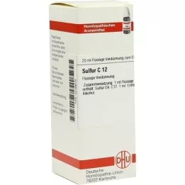 SULFUR C 12 atšķaidījums, 20 ml