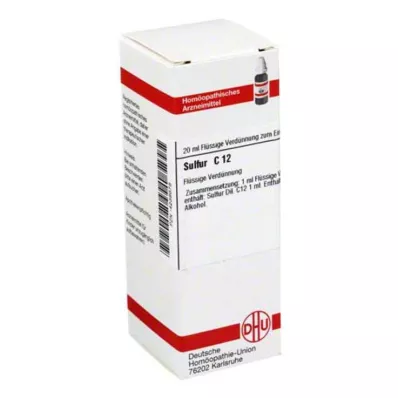 SULFUR C 12 atšķaidījums, 20 ml SULFUR C 12 atšķaidījums, 20 ml