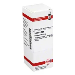 SULFUR C 200 atšķaidījums, 20 ml
