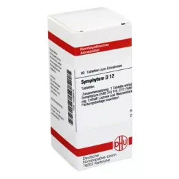 SYMPHYTUM D 12 tabletes, 80 kapsulas