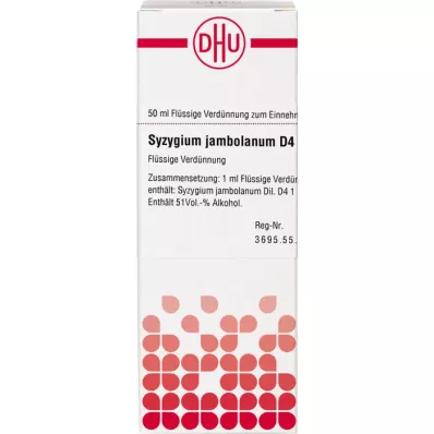 SYZYGIUM JAMBOLANUM D 4 atšķaidījums, 50 ml