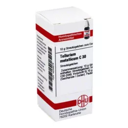 TELLURIUM metallicum C 30 bumbiņas, 10 g