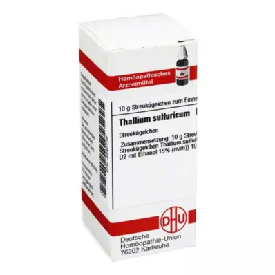 THALLIUM SULFURICUM D 6 lodītes, 10 g