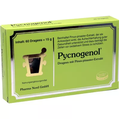 PYCNOGENOL KIEFERNRINDENEXTRAKT Pharma Nord Drag, 60 gab