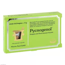 PYCNOGENOL KIEFERNRINDENEXTRAKT Pharma Nord Drag, 60 gab