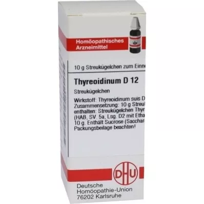 THYREOIDINUM D 12 bumbiņas, 10 g