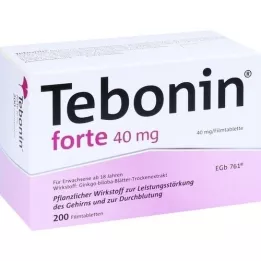 TEBONIN forte 40 mg apvalkotās tabletes, 200 gab