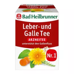 BAD HEILBRUNNER Aknu un žultspūšļa tējas filtrēšanas maisiņi, 8X1,75 g