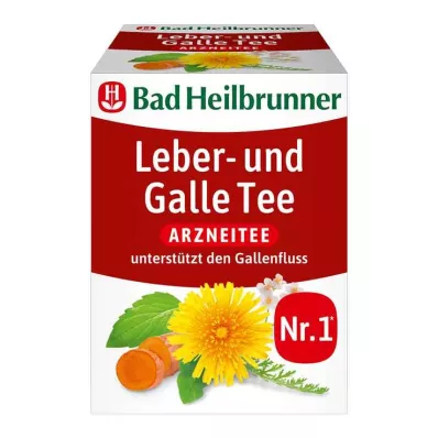BAD HEILBRUNNER Aknu un žultspūšļa tējas filtrēšanas maisiņi, 8X1,75 g BAD HEILBRUNNER Aknu un žultspūšļa tējas filtrēšanas maisiņi, 8X1,75 g