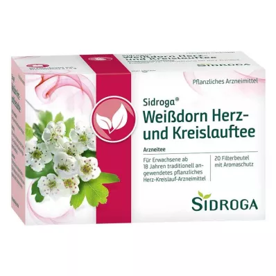 SIDROGA Vilkābeles sirds un asinsrites tējas filtrs, 20X1,5 g SIDROGA Vilkābeles sirds un asinsrites tējas filtrs, 20X1,5 g