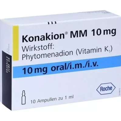 KONAKION MM 10 mg šķīdums, 10 gab