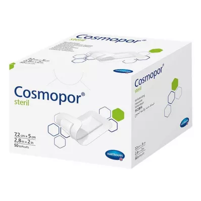 COSMOPOR sterila brūču pārsējs 5x7,2 cm, 50 gab COSMOPOR sterila brūču pārsējs 5x7,2 cm, 50 gab