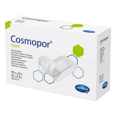 COSMOPOR sterila brūču pārsējs 6x10 cm, 25 gab