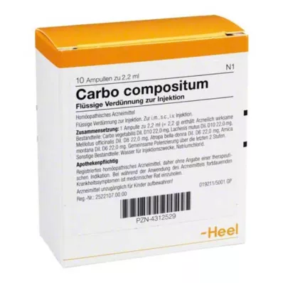 CARBO COMPOSITUM Ampulas, 10 gab CARBO COMPOSITUM Ampulas, 10 gab