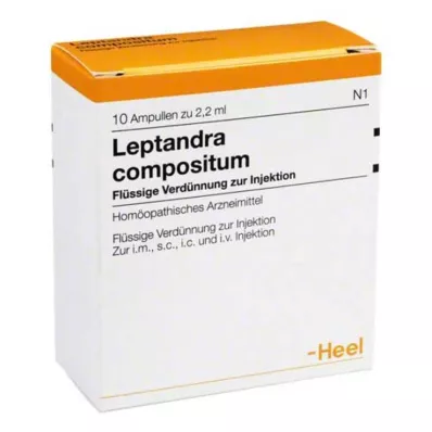 LEPTANDRA COMPOSITUM Ampulas, 10 gab
