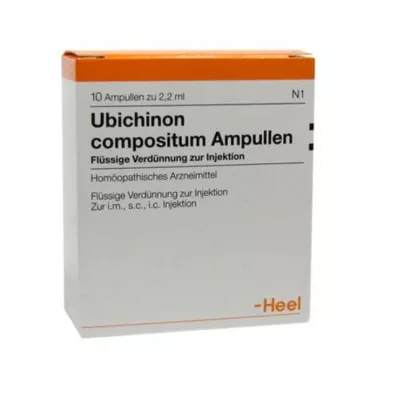 UBICHINON ampulas, 10 gab