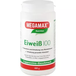EIWEISS 100 Cappuccino Megamax pulveris, 400 g