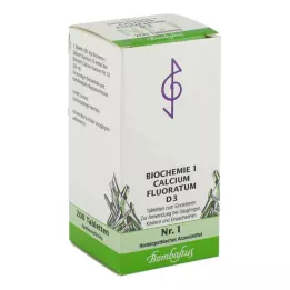 BIOCHEMIE 1 Kalcija fluorāts D 3 tabletes, 200 kapsulas