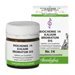 BIOCHEMIE 14 Potassium bromatum D 6 tabletes, 80 gab