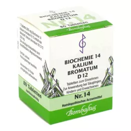 BIOCHEMIE 14 Potassium bromatum D 12 tabletes, 80 gab